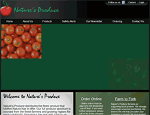 Tablet Screenshot of naturesproduce.com